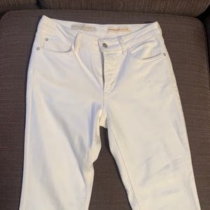 Cute white ankle pants